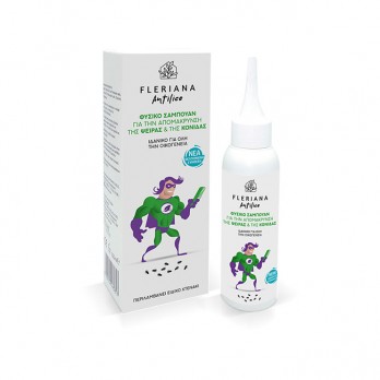 Power Health Fleriana Anti Lice Shampoo 100ml  | Φυσικό Σαμπουάν Για την Απομάκρυνση Της Ψείρας & Της Κόνιδας 