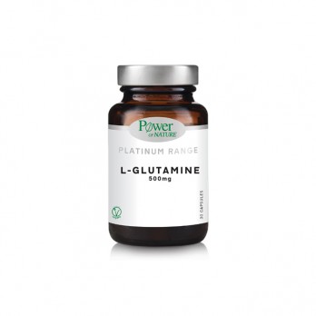 Power Health Platinum Range L-Glutamine 500mg 30caps | Συμπλήρωμα Διατροφής με Γλουταμίνη