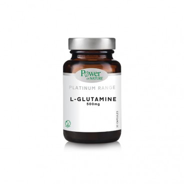 Power Health Platinum Range L-Glutamine 500mg 30caps | Συμπλήρωμα Διατροφής με Γλουταμίνη