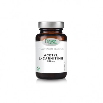 Power Health Platinum Range Acetyl -L-Carnitine 500mg 30caps | Συμπλήρωμα Διατροφής με Καρνιτίνη