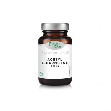 Power Health Platinum Range Acetyl -L-Carnitine 500mg 30caps | Συμπλήρωμα Διατροφής με Καρνιτίνη