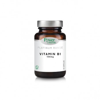 Power Health Platinum Range Vitamin B1 100mg 30caps | Συμπλήρωμα Διατροφής με Βιταμίνη Β1 100mg