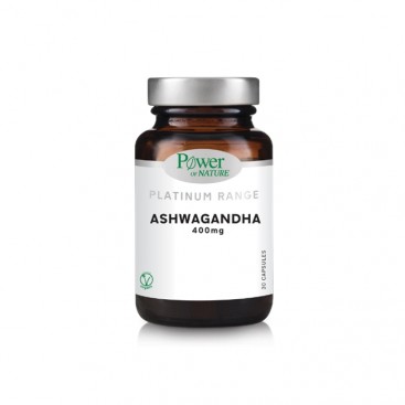 Power Health Platinum Range Ashwagandha 400mg 30caps | Συμπλήρωμα Διατροφής με Εκχύλισμα Ρίζας Ασβαγκάντα