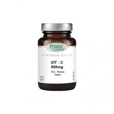 Power Health Platinum Range Vit-C 500mg 60tabs | Συμπλήρωμα Διατροφής με Βιταμίνη C 500mg 