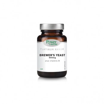 Power Health Platinum Range Brewer's Yeast 500mg 30caps | Συμπλήρωμα Διατροφής με Μαγιά Μπύρας 500mg 