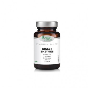 Power Health Platinum Range Digest Enzymes 30caps |Συμπλήρωμα Διατροφής με Συνδυασμό 5 Πεπτικών Ενζύμων