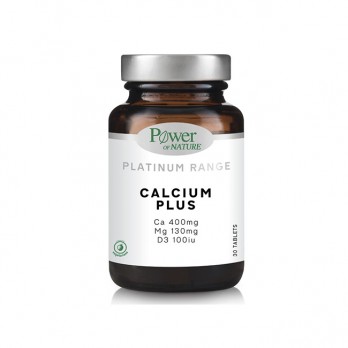 Power Health Platinum Range Calcium Plus 30caps | Συμπλήρωμα Διατροφής με Ασβέστιο, Μαγνήσιο και Βιταμίνη D3