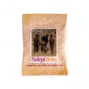 Power Health SalepiMeles,Caramels 60gr |  Καραμέλες για τον Βήχα από Παραδοσιακή Συνταγή Με Σαλέπι Και Μέλι