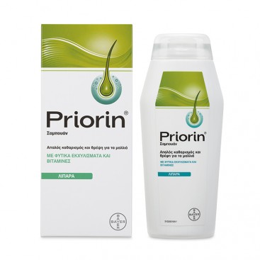 Priorin Shampoo Greasy 200ml | Σαμπουάν Kατά της Τριχόπτωσης για Λιπαρά Μαλλιά 