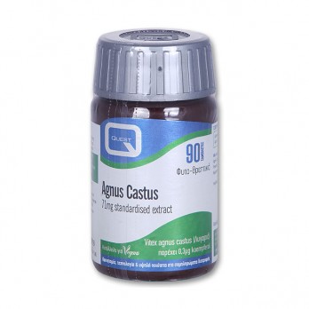 Quest Agnus Castus 71 mg Extract,90tabs | Εκχύλισμα Καρπών Λυγαριάς για Ρύθμιση του Εμμηνορροϊκού Κύκλου 