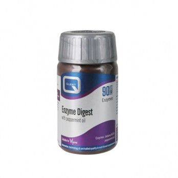 Quest Enzyme Digest 90tabs | Συμπλήρωμα Διατροφής με Πεπτικά Ένζυμα 