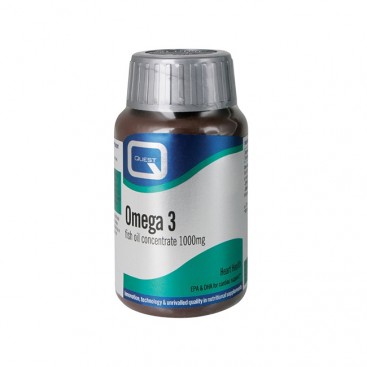 Quest Omega 3 1000mg 45caps | Συμπλήρωμα Διατροφής με Ω3 Λιπαρά Οξέα