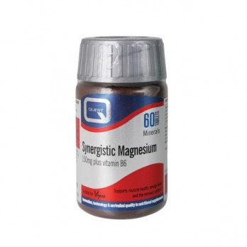 Quest Synergistic Magnesium 150mg & Vitamin B6 60tabs | Συμπλήρωμα Διατροφής με Μαγνήσιο και Βιταμίνη Β6