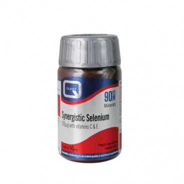 Quest Synergistic Selenium 200μg with Vitamins C & E, 90tabs | Συμπλήρωμα Διατροφής με Σελήνιο