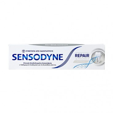 Sensodyne Repair & Protect Whitening 75ml | Οδοντόκρεμα για Αποκατάσταση της Λευκότητας των Δοντιών