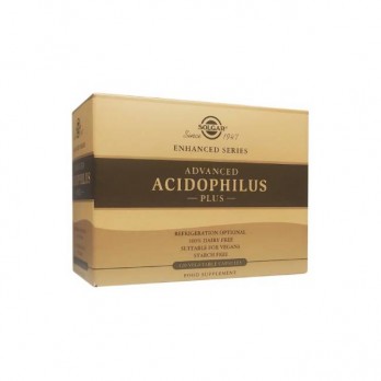 Solgar Advanced Acidophilus Plus 120veg.caps | Συμπλήρωμα Διατροφής Προβιοτικών για την Καλή Υγεία του Γαστρεντερικού & Πεπτικού Συστήματος 