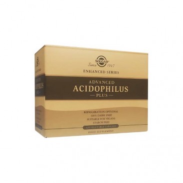 Solgar Advanced Acidophilus Plus 120veg.caps | Προβιοτικά για Υγιή Λειτουργία των Εντέρων