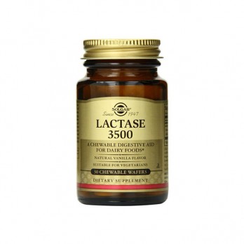 Solgar Lactase 3500 30chewable tabs | Συμπλήρωμα Διατροφής Ένζυμο Λακτάσης Ιδανικό σε Περιπτώσεις Δυσανεξίας στη Λακτόζη