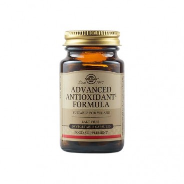 Solgar Advanced Antioxidant Formula 30veg. caps |  Αντιοξειδωτική Φόρμουλα με Βιταμίνες & Μέταλλα για Τόνωση του Οργανισμού