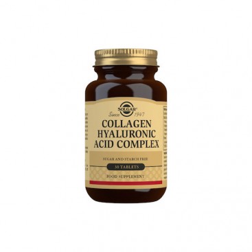 Solgar Collagen Hyaluronic Acid Complex  30tabs | Σύμπλεγμα με Υαλουρονικό Οξύ & Κολλαγόνο 