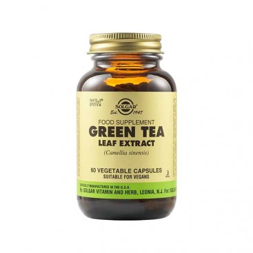 Solgar Green Tea Leaf Extract 500mg 60veg.caps | Συμπλήρωμα Διατροφής με Πράσινο Τσάι