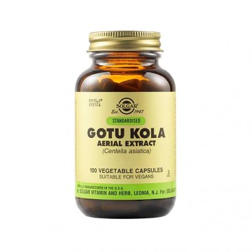 Solgar Gotu Kola Aerial Extract 100veg.caps | Συμπλήρωμα Διατροφής Κινητοποιεί την Κυκλοφορία στα Κάτω Άκρα