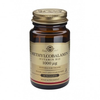 Solgar Vitamin B12 Methylcobalamin 1000μg 30nuggets |  Συμπλήρωμα Διατροφής με Βιταμίνη Β12 (30 υπογλώσσια δισκία)