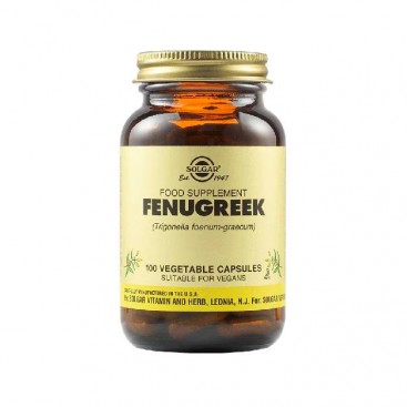 Solgar Fenugreek 100veg.caps | Συμπλήρωμα Διατροφής από Το Βότανο Τριγωνέλλα για Μείωση Χοληστερίνης & Έλεγχο Επιπέδων Σακχάρου Αίματος