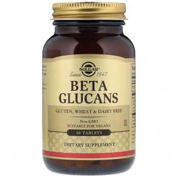 Solgar Beta Glucans 60tabs |  Συμπλήρωμα Διατροφής για την Ενίσχυση του Ανοσοποιητικού Συστήματος