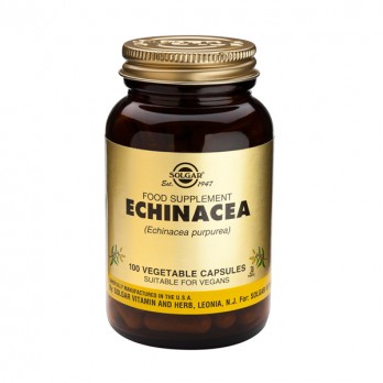 Solgar Echinacea 100veg.caps | Συμπλήρωμα Διατροφής με Εχινάκεια για Ενίσχυση του Ανοσοποιητικού