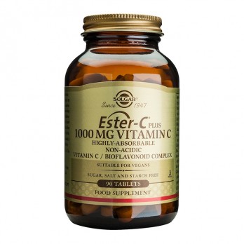 Solgar Ester-C 1000mg 90tabs | Συμπλήρωμα Διατροφής Βιταμίνη C