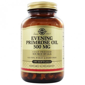 Solgar Evening Primrose Oil 500mg 180softgels | Συμπλήρωμα Διατροφής με Έλαιο Νυχτολούλουδου