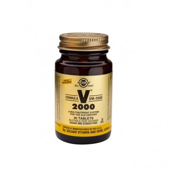 Solgar Formula VM 2000 30tabs | Φόρμουλα Υψηλής Ισχύος για Ενέργεια