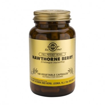 Solgar Hawthorne Berry 100veg.caps |  Συμπλήρωμα Διατροφής με Εκχύλισμα Κράταιγου για τη Φυσιολογική Λειτουργία της Καρδιάς 