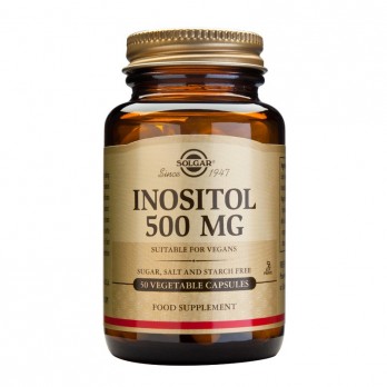 Solgar Inositol 500mg  50veg.caps | Συμπλήρωμα Διατροφής για την Ομαλή Λειτουργία του Νευρικού & Μυικού Συστήματος