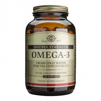 Solgar Omega-3 Double Strength 120softgels | Συμπλήρωμα Διατροφής με Ωμέγα 3 