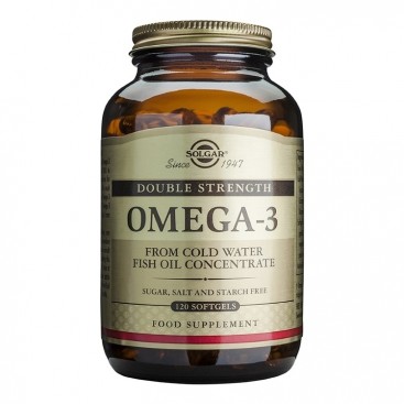 Solgar Omega-3 Double Strength 120 Μαλακές Κάψουλες