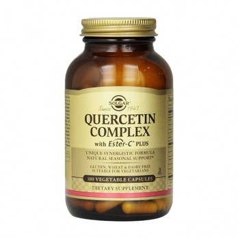 Solgar Quercetin Complex 100veg.caps | Συμπλήρωμα Διατροφής Κατά των Αλλεργιών