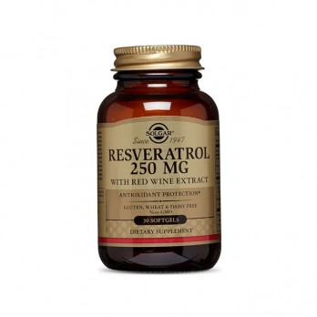 Solgar Resveratrol 250mg ,30veg.caps |  Συμπλήρωμα Διατροφής Ρεσβερατρόλης