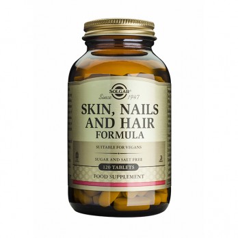 Solgar Skin Nails and Hair Formula 120tabs | Συμπλήρωμα Διατροφής για Υγιή Μαλλιά, Δέρμα, Νύχια 