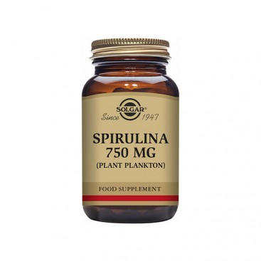 Solgar Spirulina 750mg 80caps | Συμπλήρωμα διατροφής με Σπιρουλίνα 