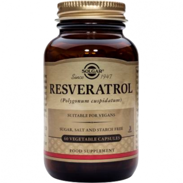 Solgar Resveratrol 100mg ,60veg.caps | Συμπλήρωμα Διατροφής Ρεσβερατρόλης