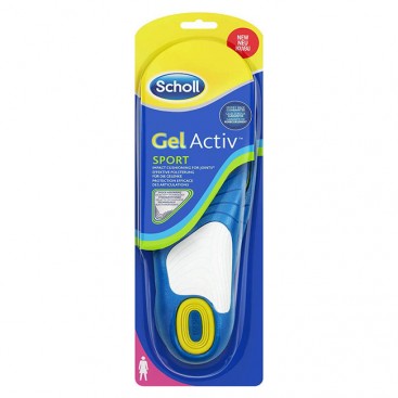 Scholl Gel Activ Sport 2τμχ | Γυναικείοι Ανατομικοί Πάτοι Μεγ (37-42)