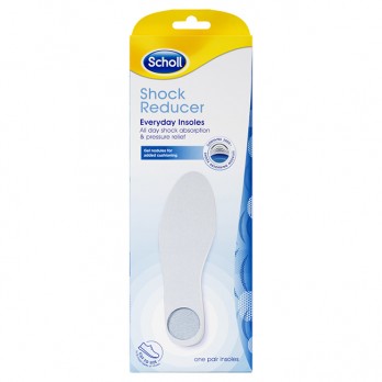 Scholl Everyday Insoles Shock Reducer 2τμχ | Πάτοι Καθημερινής Χρήσης Απορρόφηση Κραδασμών