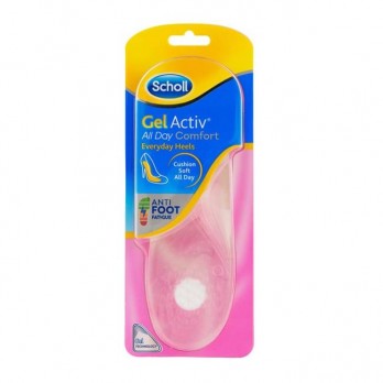 Scholl Gel Activ All Day Comfort Everyday Heels  1 Ζεύγος | Καθημερινοί Γυναικείοι Πάτοι για Παπούτσια με Τακούνι Μεγέθους 36-42