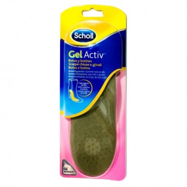 Scholl Gel Activ Botas 1 Ζεύγος | Γυναικείοι Πάτοι για Μπότες No 35-40.5  