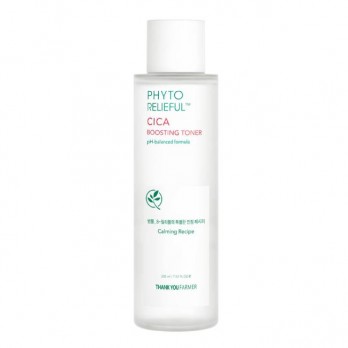 Thank You Farmer Phyto Relieful Cica Boosting Toner 200ml | Ενισχυμένο toner για Καθημερινή Χρήση 