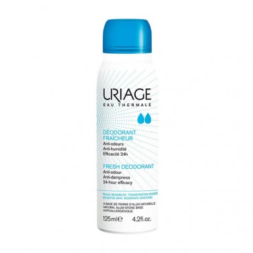 Uriage Fresh Deodorant 125ml | Αναζωογονητικό Αποσμητικό Σπρέι 