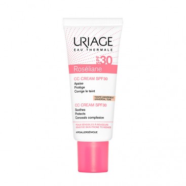 Uriage Roseliane CC Cream SPF30 40ml | Κρέμα Προσώπου Κατά της Ερυθρότητας με Χρώμα