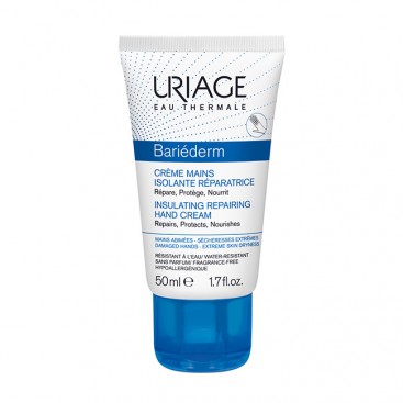 Uriage Bariederm Hand Cream 50ml | Αναπλαστική, Προστατευτική & Ενυδατική Κρέμα Χεριών